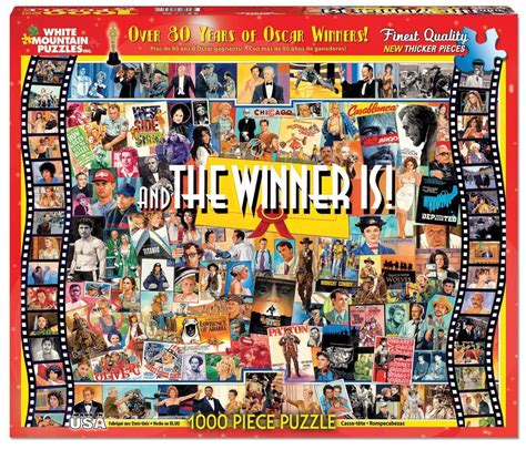 1000 Pieces And The Winner Is Over 80 Years Of Oscar Winners