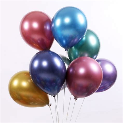 Party Propz 100pcs Purple Metallic Balloons For Ballons For Decorating C52