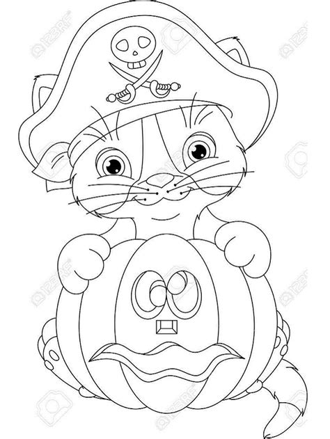 Cute Kitten Coloring Page - Free Printable Coloring Pages for Kids