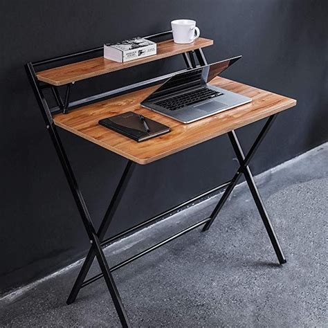 Jiwu 2 Style Folding Study Desk For Small Space Home Corner