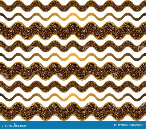 Seamless Wavy Texture Stock Vector Illustration Of River 141940877