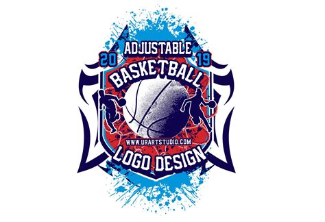 Basketball Adjustable Vector Logo Design For Print Ai Eps Pdf Psd