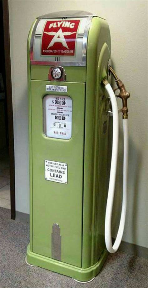 Restored Original Flying A Gas Pump Old Gas Pumps Vintage Gas Pumps