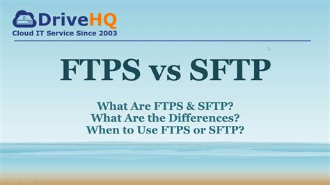 FTPS Vs SFTP Comparison Table PDF IP With Ease OFF