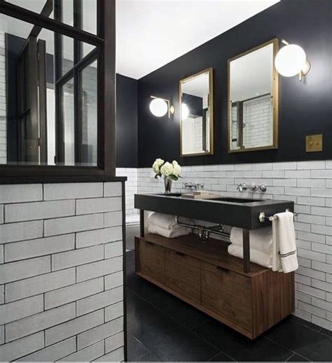 Top 60 Best Black Bathroom Ideas Dark Interior Designs In 2022