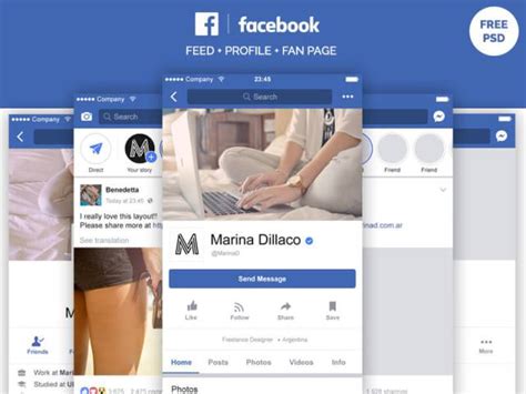 10 Free Facebook Page Psd Templates Download