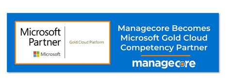 Managecore Llc Becomes Microsoft Gold Cloud Competency Partner