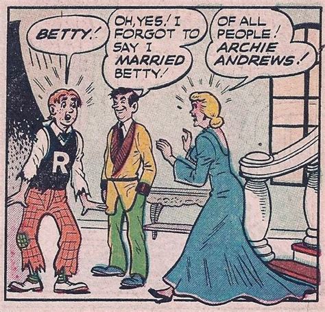 Archie Andrews Jughead Jones And Betty Jones Née Cooper Archie Comics Riverdale Riverdale