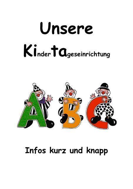 Kita Abc 2012 Infos Kurz Und Knapp Kindergarten Marienhagen