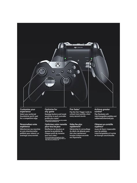 Microsoft Xbox One X Elite Wireless Controller At John Lewis And Partners