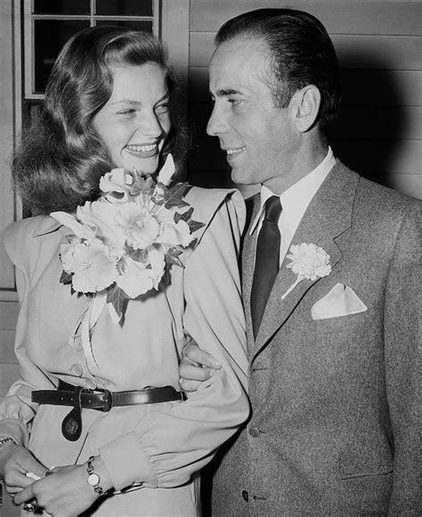 Humphrey Bogart And Lauren Bacall On Their Wedding Day May St