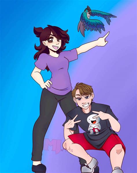 Jaidenanimations And Theodd1sout By Colorfullcomics On Deviantart
