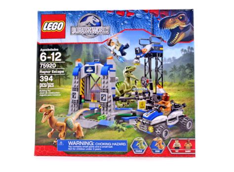 Raptor Escape Lego Set 75920 1 Nisb Building Sets Dinosaurs Jurassic World