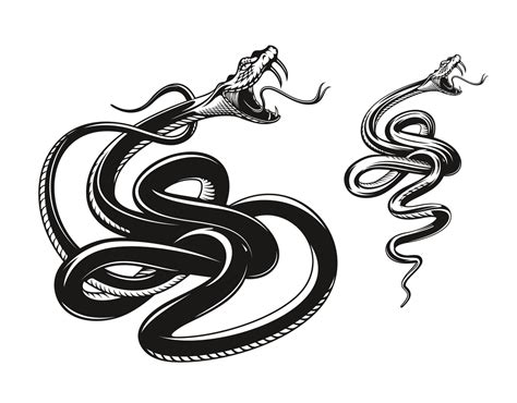 Viper Snake Head Tattoo