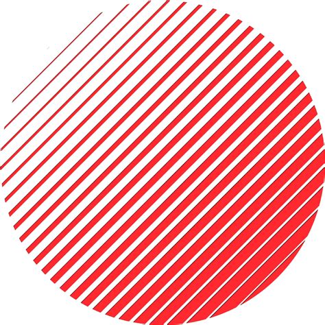 Download Ftestickers Geometricshapes Lines Circle Gradient Red