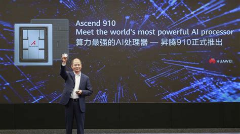 Huawei Launches Worlds Most Powerful Ai Chip Ascend 910 Cgtn