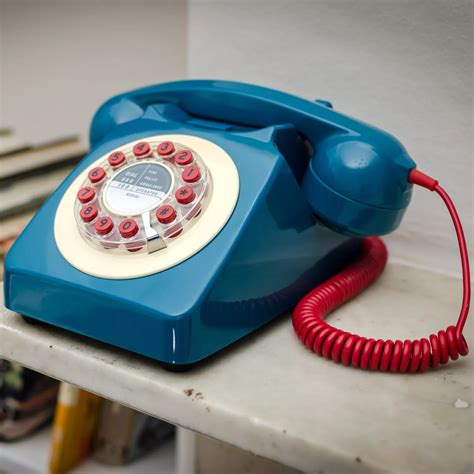 Wild And Wolf 746 1960s Corded Telephone Petrol