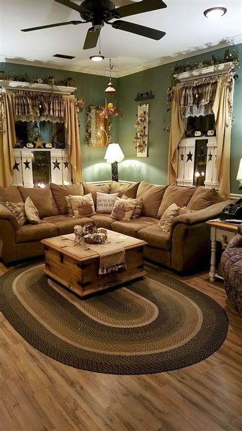 Country Living Room Decorations