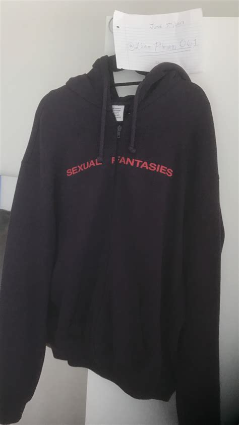 vetements sexual fantasies hoodie grailed