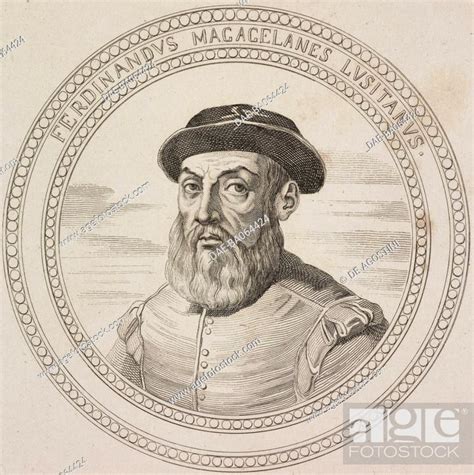 Portrait Of Ferdinand Magellan 1480 1521 Portuguese Explorer