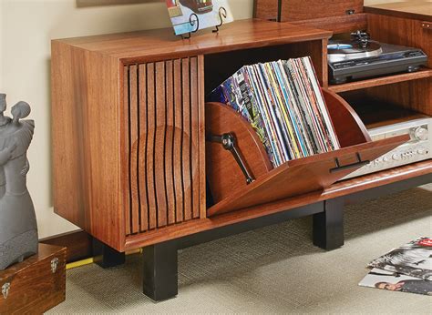 Turntable Console Woodworking Project Woodsmith Plans