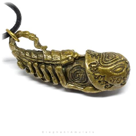 Brass Penis Charm Necklace Phallic Charm Sex Charm Scorpion Etsy