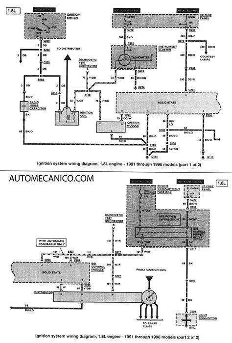 Diagrama Encendido Electronico Ford Escort