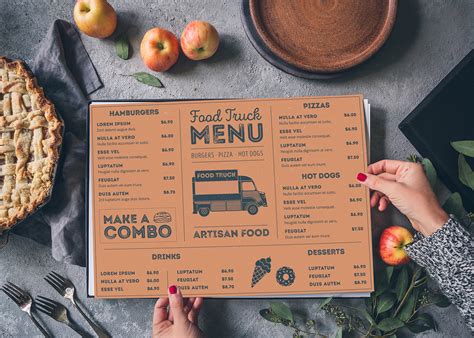 Food Truck Menu Design Behance