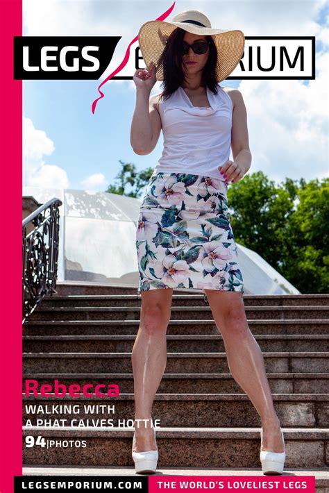Rebecca Walking With A Phat Calves Hottie Hotties Lovely Legs Phat