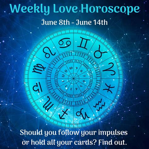 Weekly Love Horoscope June 8th June 14th