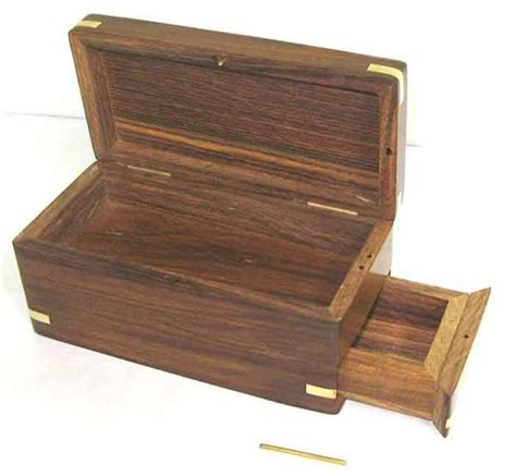 Wood Everest Arts And Crafts Wooden Pencil Box Woodworking Box