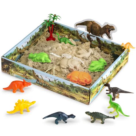 Buy Coolsand Dino Discovery 3d Sandbox For Kids With 1 Pound Moldable