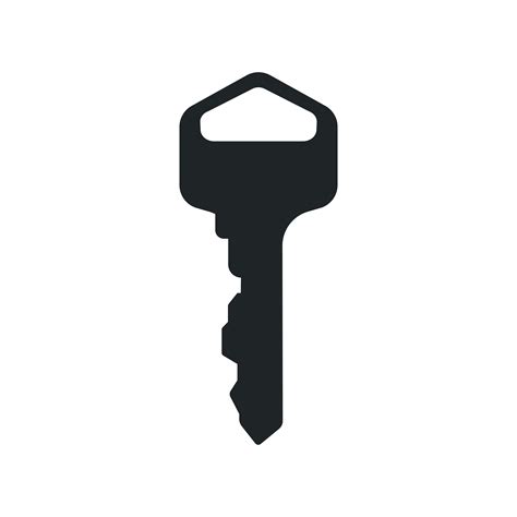 Black key icon on white background - Download Free Vectors, Clipart Graphics & Vector Art