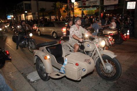 Florida Memory - Old military motorcycle with sidecar ...