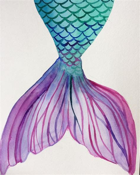 The 25 Best Watercolor Mermaid Ideas On Pinterest Mermaid Art
