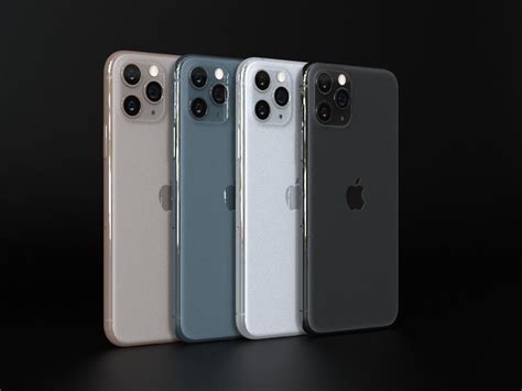 3d Model Apple Iphone 11 Pro All Official
