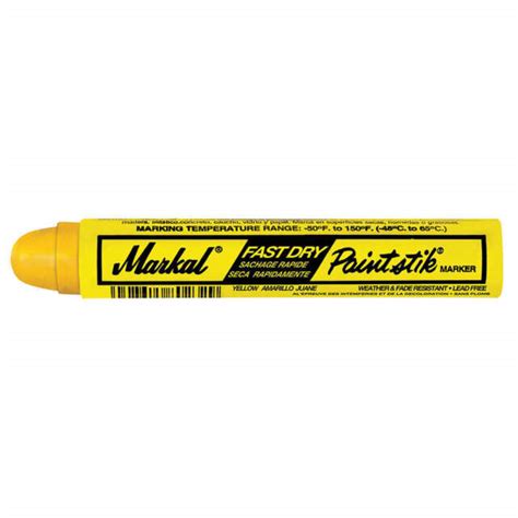 Markal B Yellow Solid Paint Stick Marker Tire Crayon 12box Ebay