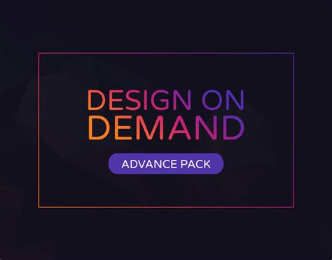 Design On Demand Advance Pack Adanimate