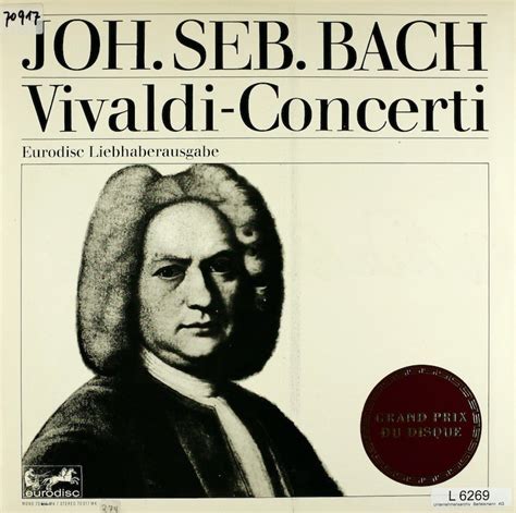 Luciano Sigrizzi Bach Vivaldi Concerti Bertelsmann Vinyl Collection