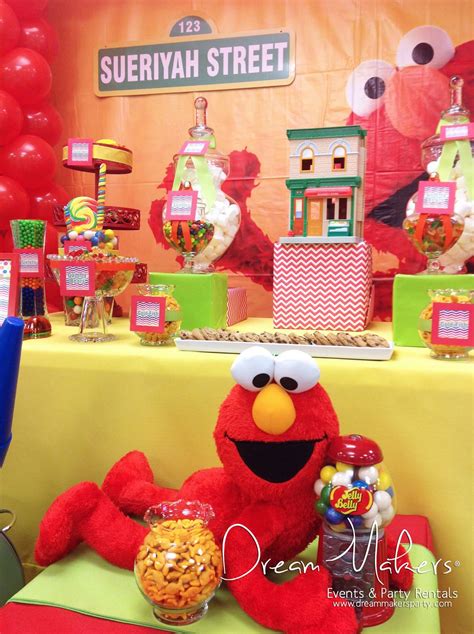 Elmo And Sesame Street Birthday Party Ideas Photo 6 Of 20 Catch My Party