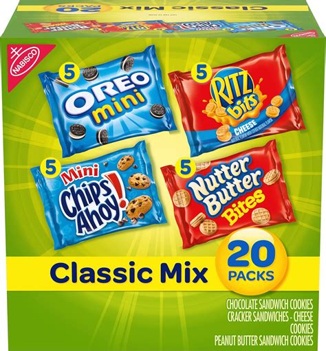 Nabisco Classic Cookie And Cracker Mix 20 Count Box Amazonca Grocery
