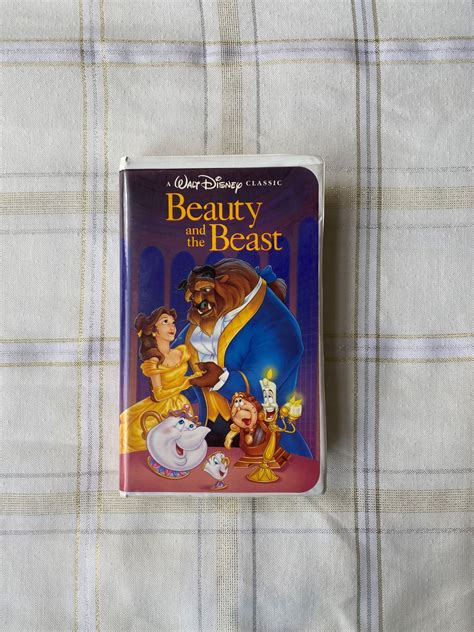 A Walt Disney Classic Beauty And The Beast 1992 On Vhs Black Etsy