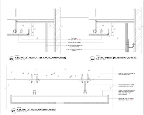 Typical Wall Floor And Ceiling Detail Cad Files Dwg Files Plans And