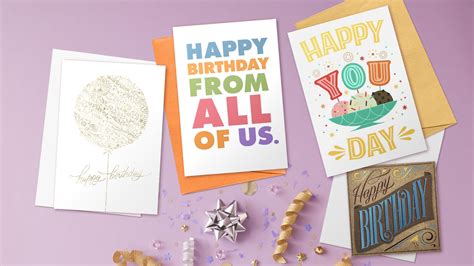 25 Sentiments For Staff Birthday Cards Hallmark Business Connections