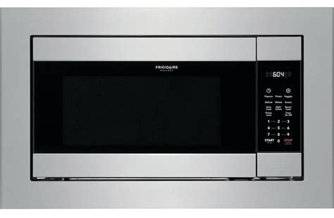 Oven capacity, 10 power levels, auto sensor reheat, beverage, auto defrost, pizza, popcorn, potato, soup, fresh vegetable. FGMO226NUF Frigidaire Gallery Built-In Microwave with ...