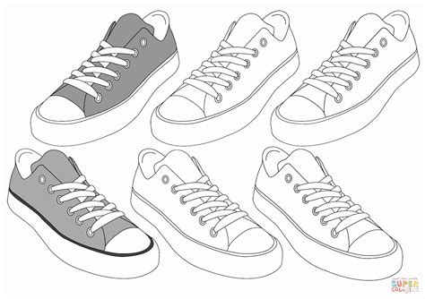 Coloring pages of vans shoes coloringpages. Sneaker Coloring Pages - Coloring Home