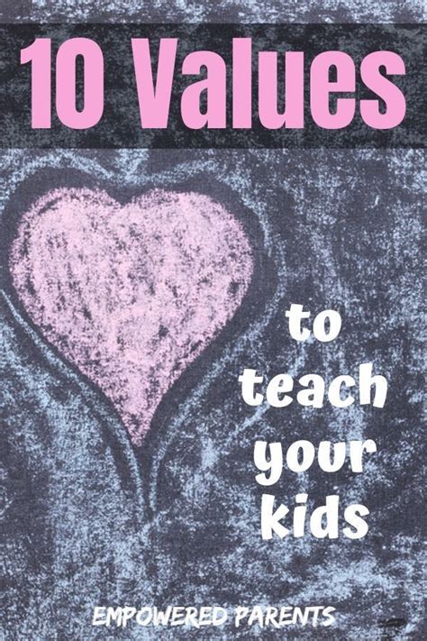 10 Values You Should Teach Your Preschool Child Artofit