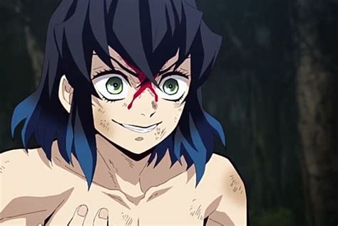 Inosuke Face Anime Anime Demon Slayer Anime