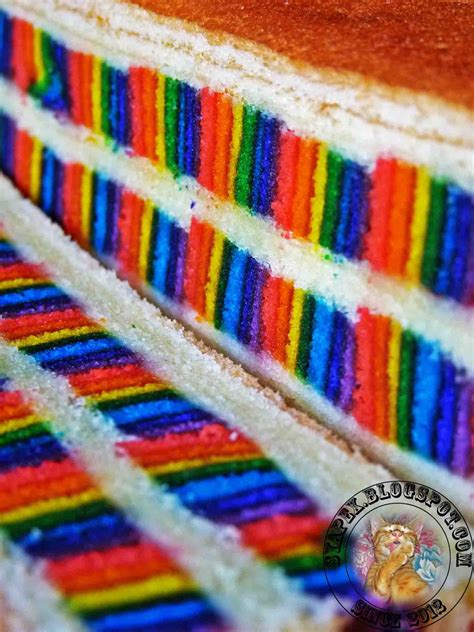 Biarkan kek masam manis anda sejuk dahulu barulah dikeluarkan dan dipotong. syapex kitchen: Kek Lapis Pelangi dan Selamat Hari Raya ...