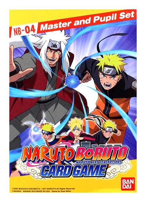 Naruto Boruto Card Game Master And Pupil Expansion Set Chrono Clash